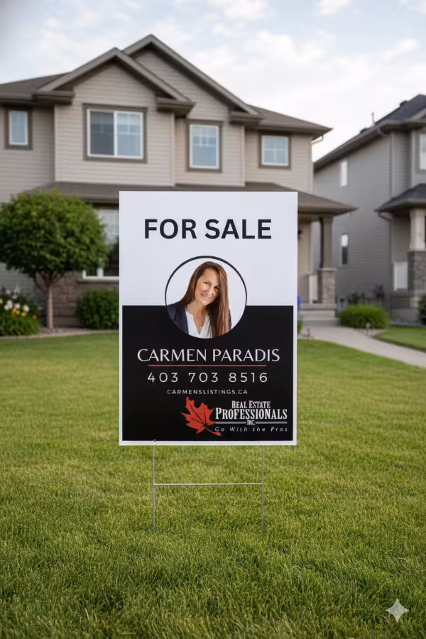 Real Estate Yard sign